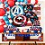 Kit Festa Fácil Aniversário 39 Pçs - Capitão América - Imagem 1