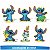 Kit Festa Fácil Stitch Aniversário 39 Pçs Decoração - Imagem 4