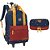 Kit Mochila de Carrinho e Estojo Box Wonder Woman Infantil - Imagem 1