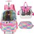 Kit Mochila de Carrinho, Estojo e Lancheira Barbie - Luxcel - Imagem 1