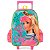 Mochila Escolar de Rodinhas Barbie Óculos Verde - Luxcel - Imagem 1