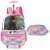 Kit Mochila de Carrinho Barbie + Estojo Duplo Escolar - Imagem 1