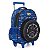 Mochila de Rodinhas + Estojo Box Hot Wheels Pneu Azul - Imagem 2