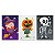 Kit Quadros MDF Halloween Diversão 3 peças Festplastik - Imagem 1