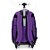 Kit Mochila Rodinha + Estojo + Lancheira Wandinha Unifor RX - Imagem 4