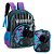 Mochila De Costas + Estojo Box Wandinha Violoncelo Preto - Imagem 1
