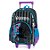 Kit Mochila Rodinhas + Estojo Box Wandinha Violoncelo Preto - Imagem 3