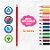 Lápis De Cor Mega Soft Color 12 Cores Core Vibrantes - Tris - Imagem 2