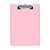 Prancheta Basic Rosa 23x32cm Suporte De Papel - Imagem 1