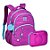 Kit Mochila Costas + Estojo Box Oficial Rebecca Bonbon Roxo - Imagem 1