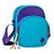 Bolsa Transversal Shoulder bag Luluca Azul e Roxa - Imagem 1