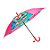 Guarda-chuva Cabo longo automático Maria C e JP - Rosa - Imagem 1