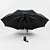 Guarda-chuva de Metal Resistente Preto Masculino - Abertura Manual - Imagem 4