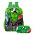 Kit Mochila de Costas + Estojo Hulk Marvel Verde Claro - Imagem 1