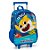 Kit Mochila de Rodinhas Lancheira e Estojo Baby Shark Azul - Imagem 4