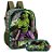Kit Mochila de Costas + Estojo Hulk Marvel Verde - Luxcel - Imagem 1