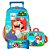 Mochila de Rodinha + Lancheira + Estojo Super Mario Azul - Imagem 1