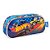 Estojo Escolar Hot Wheels Carros Azul - Luxcel - Imagem 1