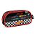 Estojo Escolar Hot Wheels Carros Preto - Luxcel - Imagem 1