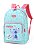Mochila de Costas Stitch Ohana Turquesa Escolar - Luxcel - Imagem 3