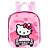 Mochila 3D de Rodinhas + Lancheira Hello Kitty Carro Rosa - Imagem 8