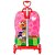 Kit Mochila 3D de Rodinhas + Lancheira Moranguinho Rosa - Imagem 5