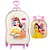 Mochila 3D de Rodinhas + Lancheira Princesa Bela Disney - Imagem 1