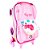 Mochila 3D de Rodinhas Infantil Hello Kitty Carro Rosa - Imagem 3