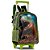 Mochila De Rodinhas T Rex Attack Verde e Azul - Clio - Imagem 1