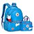 Mochila de Costas RB + Lancheira School Girls Azul - Clio - Imagem 1