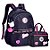 Mochila de Costas RB + Lancheira School Girls Preto - Clio - Imagem 1