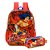 Kit Mochila de Costas + Estojo Mulher Maravilha Vermelho - Imagem 1