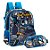 Kit Mochila de Costas + Estojo Batman Azul - Luxcel - Imagem 1