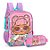 Mochila de Costas LOL Surprise + Estojo Rosa - Luxcel - Imagem 1