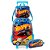 Mochila de Rodinhas + Lancheira + Estojo Hot Wheels Azul - Imagem 1