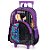 Mochila Rodinhas + Lancheira + Estojo Wandinha e Enid Roxo - Imagem 3