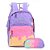 Mochila de Costas + Estojo Duplo Ice Cream Up4You Roxo - Imagem 1