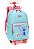 Mochila de Rodinhas Stitch Disney Ohana Turquesa - Luxcel - Imagem 2