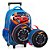 Mochila de Rodinha + Lancheira Hot Wheels Speed Club Azul - Imagem 1