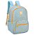 Mochila de Costas Bolinhas Azul Escolar Up4You - Luxcel - Imagem 2