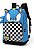Mochila de Costas + Estojo Duplo Sonic c/ orelha Azul - Imagem 5