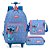 Mochila de Rodinhas + Lancheira + Estojo Stitch Ohana Azul - Imagem 1