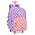 Mochila de Rodinha + Lancheira + Estojo Bolinhas RX - Luxcel - Imagem 3
