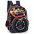 Mochila de Costas Hot Wheels Bolso Pneu Preto - Escolar - Imagem 1