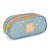 Estojo Escolar Duplo Bolinhas Azul Up4You - Luxcel - Imagem 2
