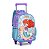 Mochila de Rodinhas + Lancheira + Estojo Sereia c/ Brilho LL - Imagem 2