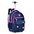 Mochila de Rodinhas + Lancheira + Estojo Luluca Azul Lulike - Imagem 2