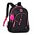Mochila Costa RB Pompom e Correntinha Soft Matelassê Preto - Imagem 1
