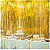 Cortina Metalizada Dourada de Franja Decoração - Festas - Imagem 3