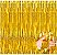 Cortina Metalizada Dourada de Franja Decoração - Festas - Imagem 2